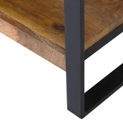 Red Living Highboard Vallentuna - Mango massiv / Metall - Mango / Schwarz -Wohnzimmermöbel boutique en ligne 1000359915 220621 055 DETAILS P000000001000359915