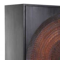 Red Living Highboard Curbar - Mango massiv / Metall - Schwarz 15 Red Living Highboard Curbar - Mango massiv / Metall - Schwarz -Wohnzimmermöbel boutique en ligne 1000359917 220621 030 DETAILS P000000001000359917