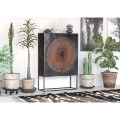 Red Living Highboard Curbar - Mango massiv / Metall - Schwarz 12 Red Living Highboard Curbar - Mango massiv / Metall - Schwarz -Wohnzimmermöbel boutique en ligne 1000359917 220629 020 MOOD DETAILS P000000001000359917 mood