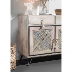 Ridgevalley Sideboard Lumby I - Mango massiv - Mango Hell / Grau 11 Ridgevalley Sideboard Lumby I - Mango massiv - Mango Hell / Grau -Wohnzimmermöbel boutique en ligne 1000359920 220621 022 MOOD DETAILS P000000001000359920 mood