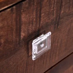 Red Living Kommode Telados - Mango massiv / Metall - Mango Dunkel / Schwarz -Wohnzimmermöbel boutique en ligne 1000359922 220621 040 DETAILS P000000001000359922