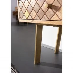 Naturoo TV-Lowboard Yearby - Mango massiv - Mango / Gold -Wohnzimmermöbel boutique en ligne 1000359927 220713 035 DETAILS P000000001000359927