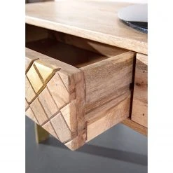 Naturoo TV-Lowboard Yearby - Mango massiv - Mango / Gold -Wohnzimmermöbel boutique en ligne 1000359927 220713 040 DETAILS P000000001000359927