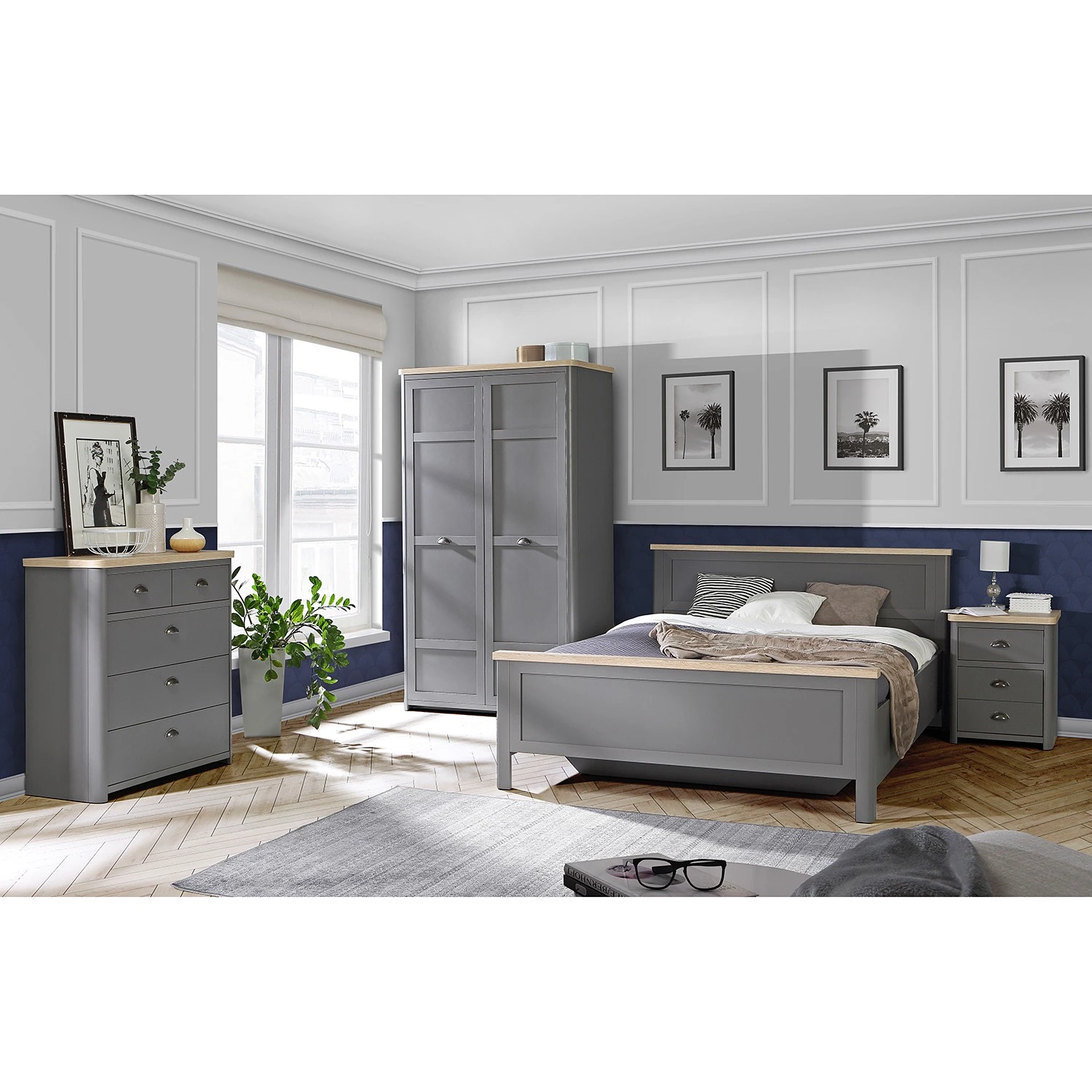 Loftscape Kommode Lanot - Anthrazit / Eiche Sonoma 2 Loftscape Kommode Lanot - Anthrazit / Eiche Sonoma – Bild 2