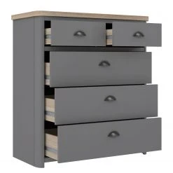 Loftscape Kommode Lanot - Anthrazit / Eiche Sonoma 9 Loftscape Kommode Lanot - Anthrazit / Eiche Sonoma -Wohnzimmermöbel boutique en ligne 1000361657 220826 030 DETAILS P000000001000361657