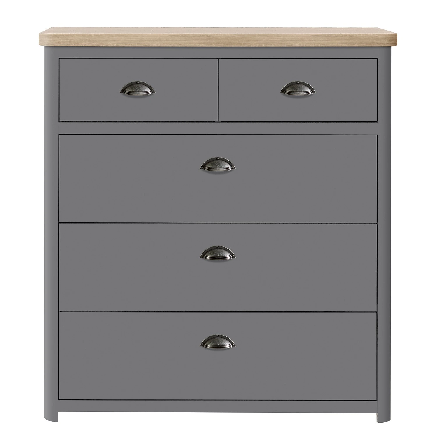 Loftscape Kommode Lanot - Anthrazit / Eiche Sonoma 5 Loftscape Kommode Lanot - Anthrazit / Eiche Sonoma – Bild 5