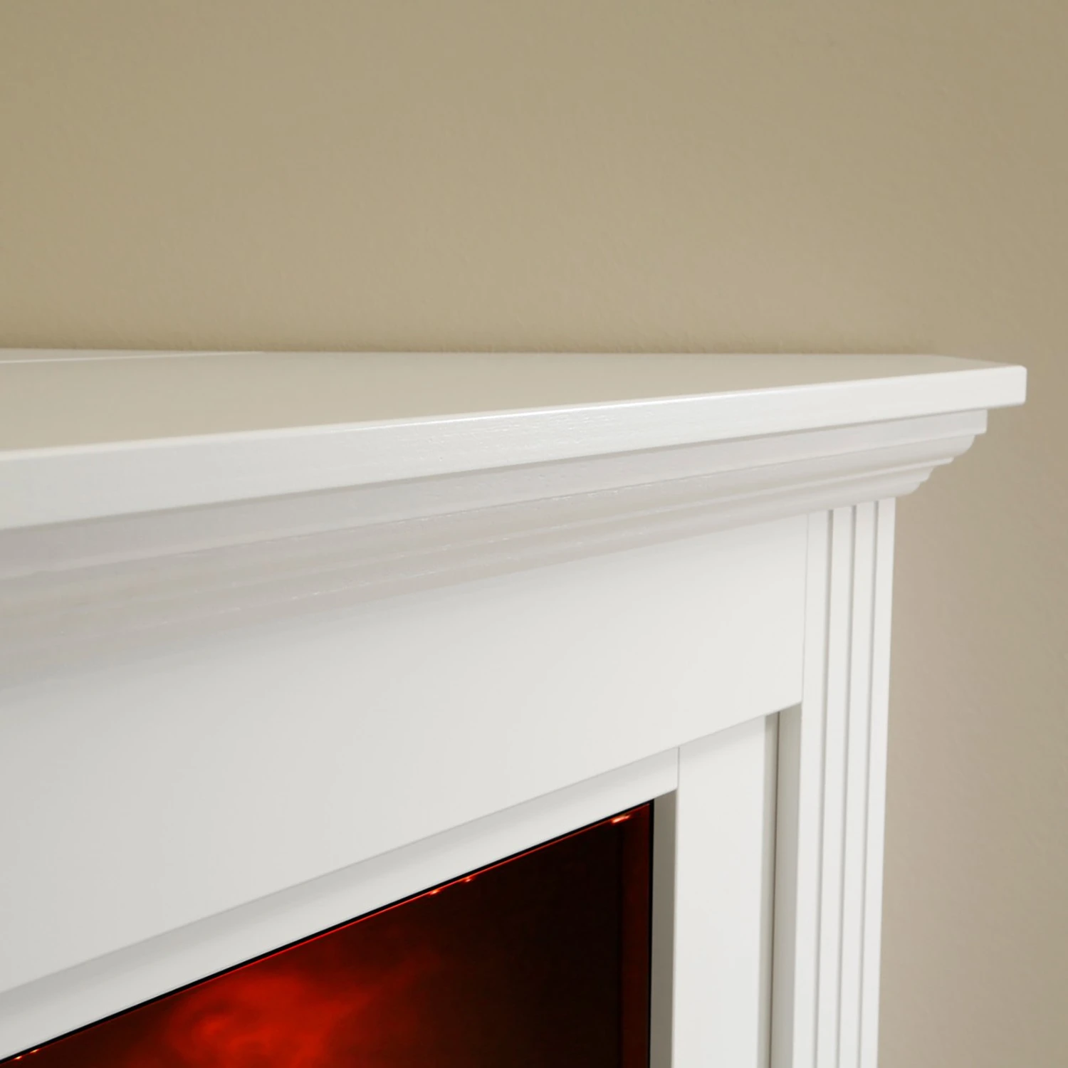 Ridgevalley Elektro-Eckkamin Copenhagen - Brilliantweiß 11 Ridgevalley Elektro-Eckkamin Copenhagen - Brilliantweiß – Bild 11