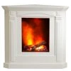 Ridgevalley Elektro-Eckkamin Tallin - Brilliantweiß