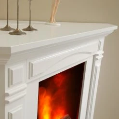 Ridgevalley Elektro-Eckkamin Tallin - Brilliantweiß 16 Ridgevalley Elektro-Eckkamin Tallin - Brilliantweiß -Wohnzimmermöbel boutique en ligne 1000361809 220629 033 DETAILS P000000001000361809