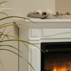 Ridgevalley Elektro-Eckkamin Stockholm - Brilliantweiß -Wohnzimmermöbel boutique en ligne 1000361811 220629 036 DETAILS P000000001000361811