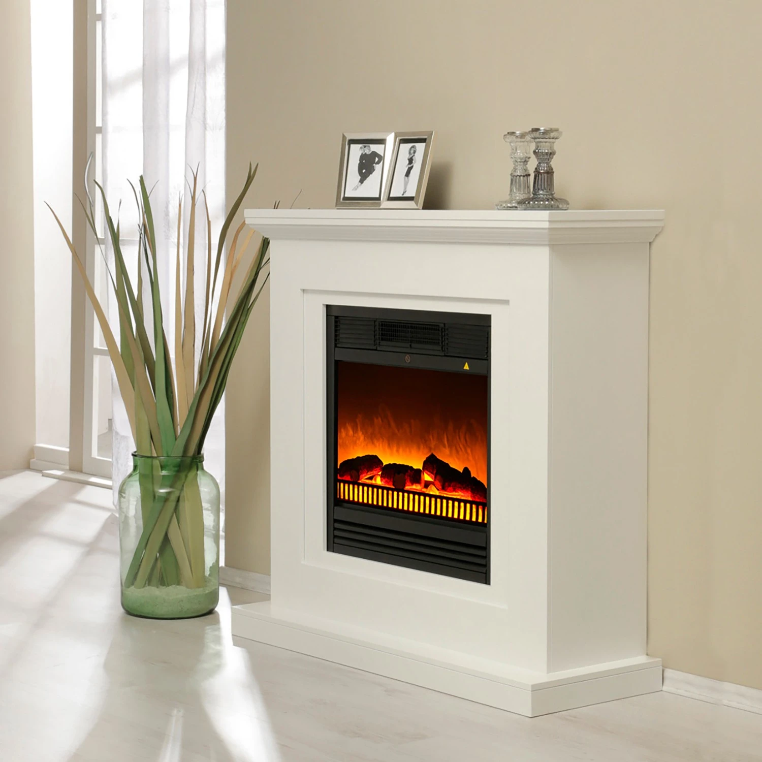 Loftscape Elektrokamin Mykonos - Brilliantweiß 3 Loftscape Elektrokamin Mykonos - Brilliantweiß – Bild 3