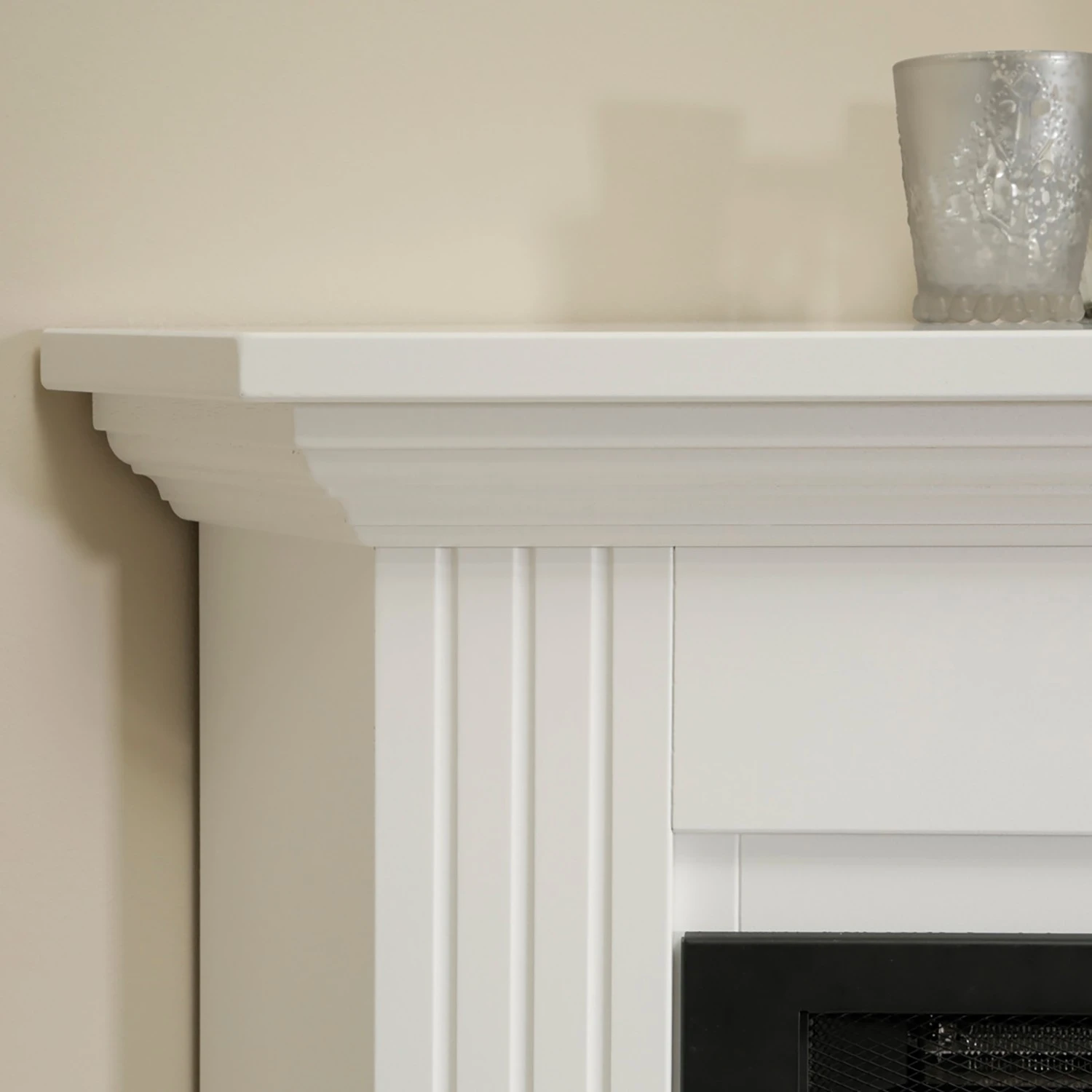 Ridgevalley Elektro-Eckkamin Bergen - Brilliantweiß 3 Ridgevalley Elektro-Eckkamin Bergen - Brilliantweiß – Bild 3