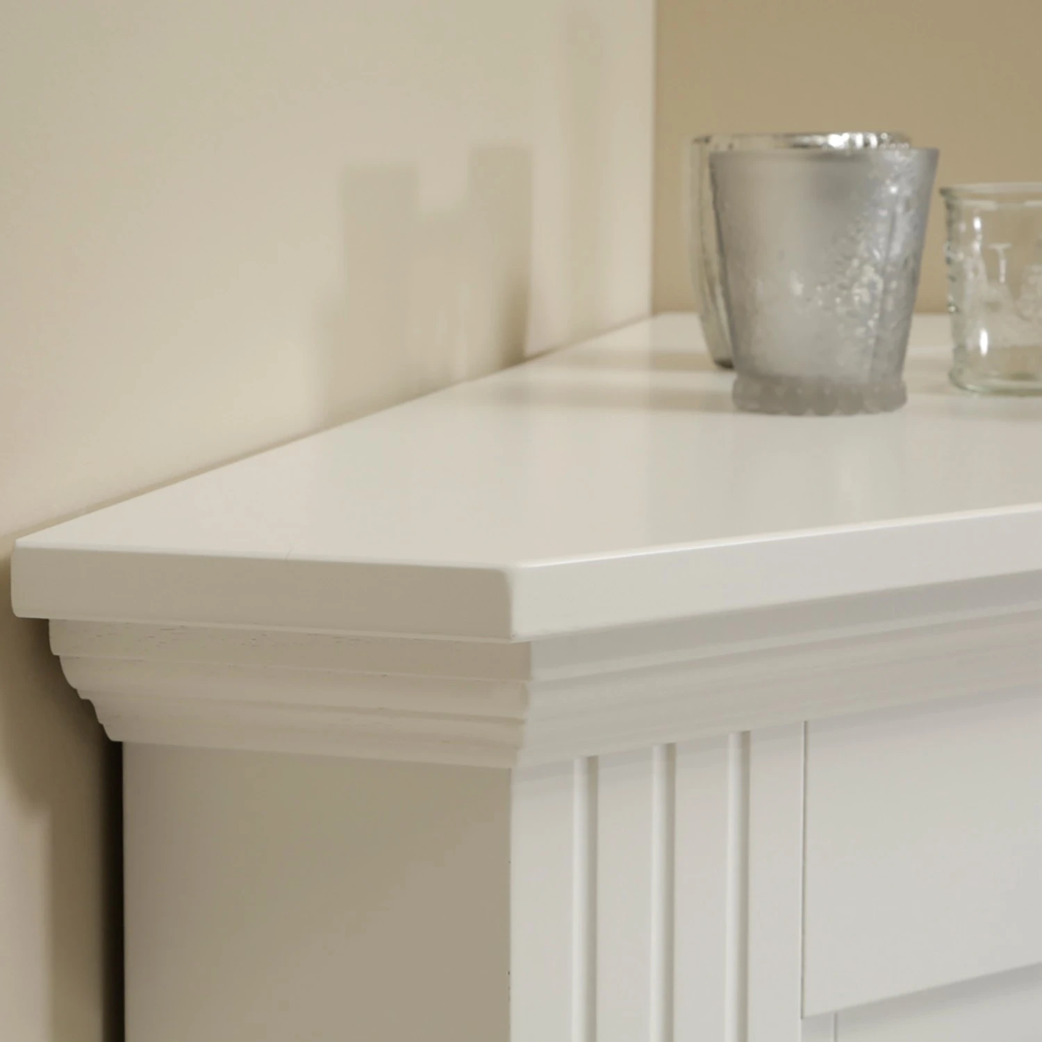 Ridgevalley Elektro-Eckkamin Bergen - Brilliantweiß 7 Ridgevalley Elektro-Eckkamin Bergen - Brilliantweiß – Bild 7