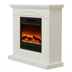 Ridgevalley Elektrokamin Piräus - Brilliantweiß