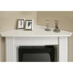 Montreux Elektro-Eckkamin Louisiana - Brilliantweiß -Wohnzimmermöbel boutique en ligne 1000361817 220629 035 DETAILS P000000001000361817