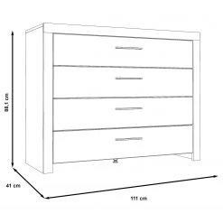 Loftscape Sideboard Rye - Stabeiche Dekor/Betonoptik Dunkelgrau -Wohnzimmermöbel boutique en ligne 1000361837 220824 500 SKETCH DETAILS P000000001000361837 sketch
