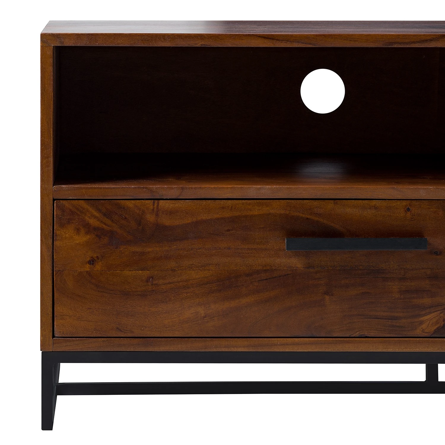 Ars manufacti TV-Lowboard Woodson V - Akazie massiv / Metall - Akazie Braun 10 Ars manufacti TV-Lowboard Woodson V - Akazie massiv / Metall - Akazie Braun – Bild 10