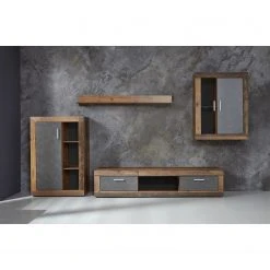 Trendteam Wohnwand Jazz I (4-teilig) - Altholz Dekor / Anthrazit -Wohnzimmermöbel boutique en ligne 1000362848 220623 021 MOOD DETAILS P000000001000362848 mood