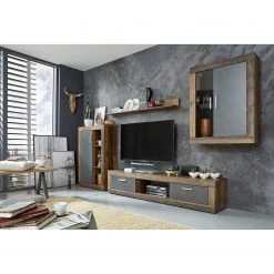 Trendteam Wohnwand Jazz I (4-teilig) - Altholz Dekor / Anthrazit -Wohnzimmermöbel boutique en ligne 1000362848 220623 024 MOOD DETAILS P000000001000362848 mood