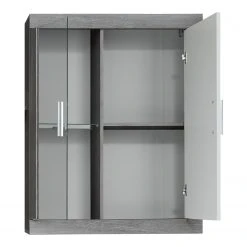 Trendteam Wohnwand Jazz I (4-teilig) - Eiche Grau Dekor / Weiß -Wohnzimmermöbel boutique en ligne 1000362858 220623 045 DETAILS P000000001000362858