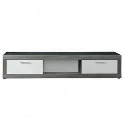 Trendteam Wohnwand Jazz I (4-teilig) - Eiche Grau Dekor / Weiß -Wohnzimmermöbel boutique en ligne 1000362858 220623 060 DETAILS P000000001000362858