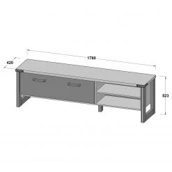 Trendteam Wohnwand Prime I (3-teilig) - Beton Dekor / Altholz Dekor 30 Trendteam Wohnwand Prime I (3-teilig) - Beton Dekor / Altholz Dekor -Wohnzimmermöbel boutique en ligne 1000362861 220623 501 SKETCH DETAILS P000000001000362861 sketch