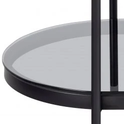 Loftscape Couchtisch Totowa II - Glas / Eisen - Rauchglas / Schwarz 18 Loftscape Couchtisch Totowa II - Glas / Eisen - Rauchglas / Schwarz -Wohnzimmermöbel boutique en ligne 1000362969 220819 034 DETAILS P000000001000362969