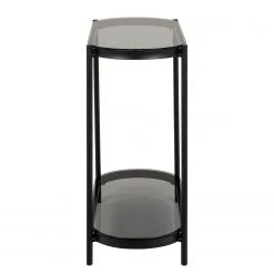 Loftscape Konsolentisch Totowa - Glas / Eisen - Rauchglas / Schwarz 13 Loftscape Konsolentisch Totowa - Glas / Eisen - Rauchglas / Schwarz -Wohnzimmermöbel boutique en ligne 1000362970 220819 031 DETAILS P000000001000362970