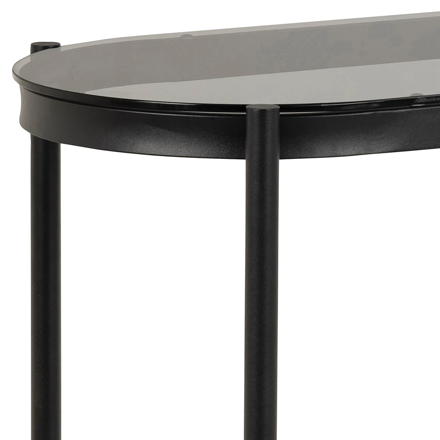 Loftscape Konsolentisch Totowa - Glas / Eisen - Rauchglas / Schwarz 6 Loftscape Konsolentisch Totowa - Glas / Eisen - Rauchglas / Schwarz – Bild 6