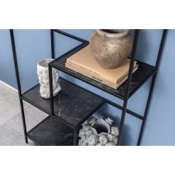 Red Living Regal Zap I - Marmor Schwarz Dekor / Schwarz -Wohnzimmermöbel boutique en ligne 1000362982 220819 034 DETAILS P000000001000362982