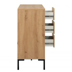 Loftscape Kommode Brochet II - Eiche Dekor / Schwarz -Wohnzimmermöbel boutique en ligne 1000363050 220704 035 DETAILS P000000001000363050