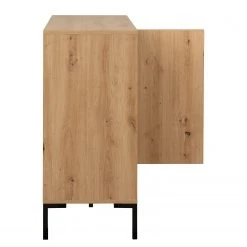 Loftscape Kommode Brochet II - Eiche Dekor / Schwarz -Wohnzimmermöbel boutique en ligne 1000363050 220704 036 DETAILS P000000001000363050