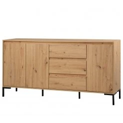 Loftscape Sideboard Brochet - Eiche Dekor / Schwarz