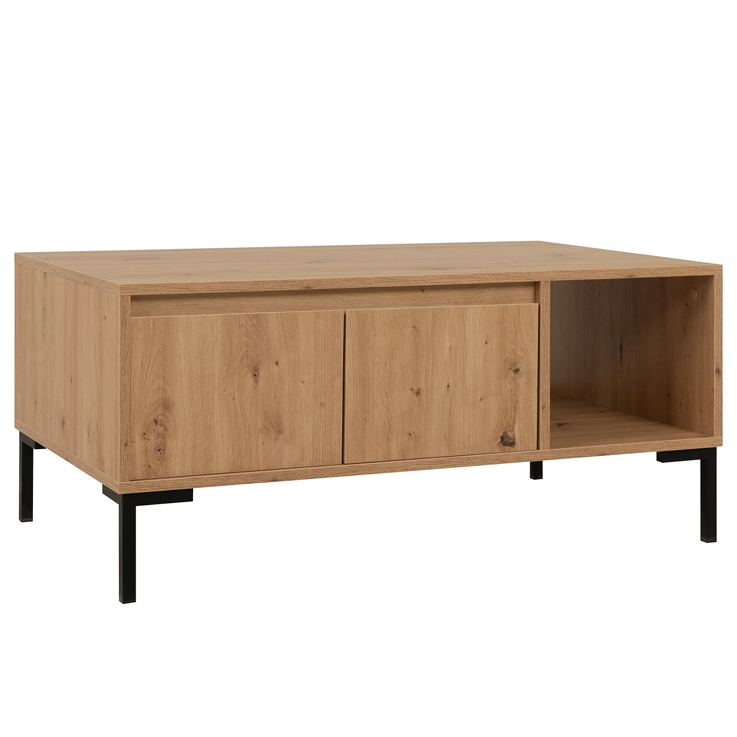 Loftscape Couchtisch Brochet - Eiche Dekor / Schwarz 1 Loftscape Couchtisch Brochet - Eiche Dekor / Schwarz