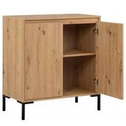 Loftscape Kommode Brochet I - Eiche Dekor / Schwarz -Wohnzimmermöbel boutique en ligne 1000363057 220704 031 DETAILS P000000001000363057