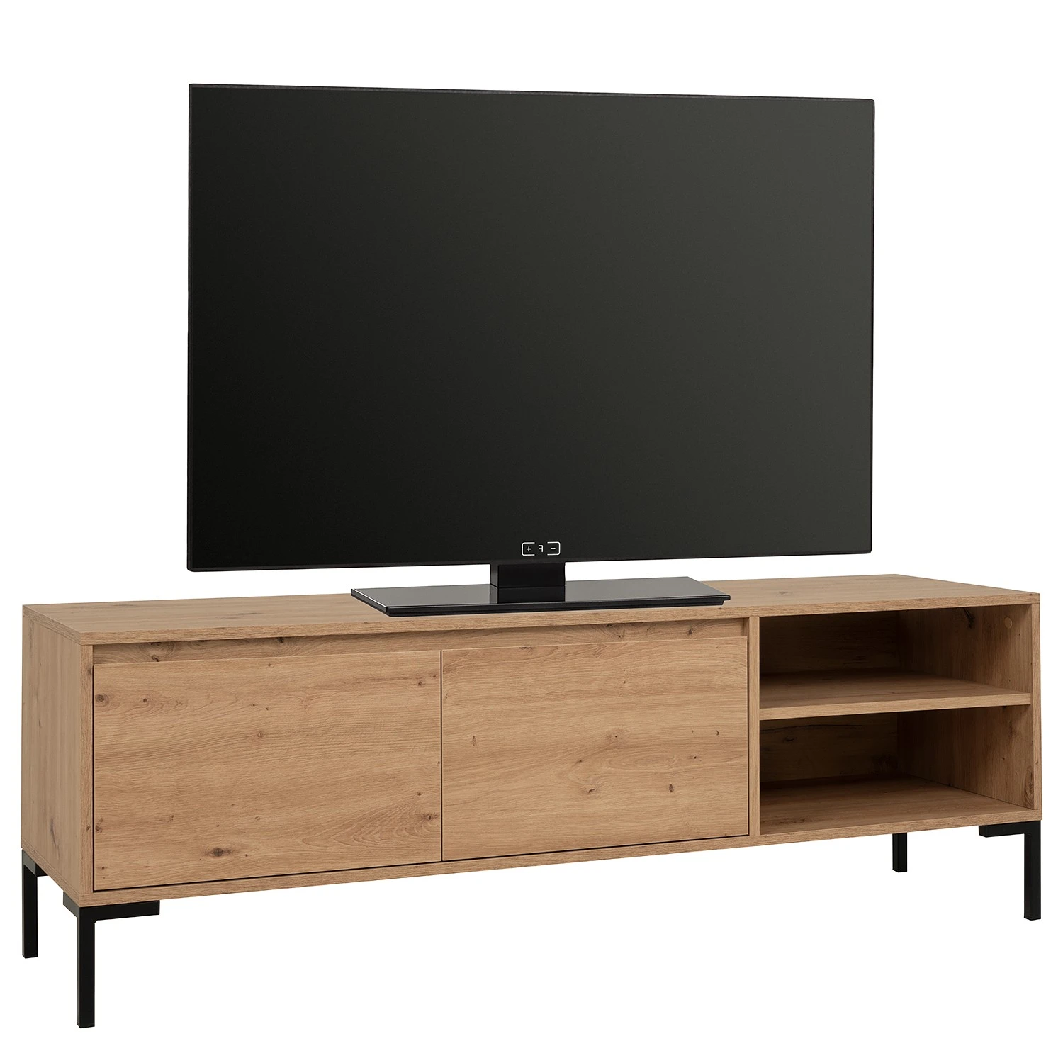 Loftscape TV-Lowboard Brochet - Eiche Dekor / Schwarz 1 Loftscape TV-Lowboard Brochet - Eiche Dekor / Schwarz