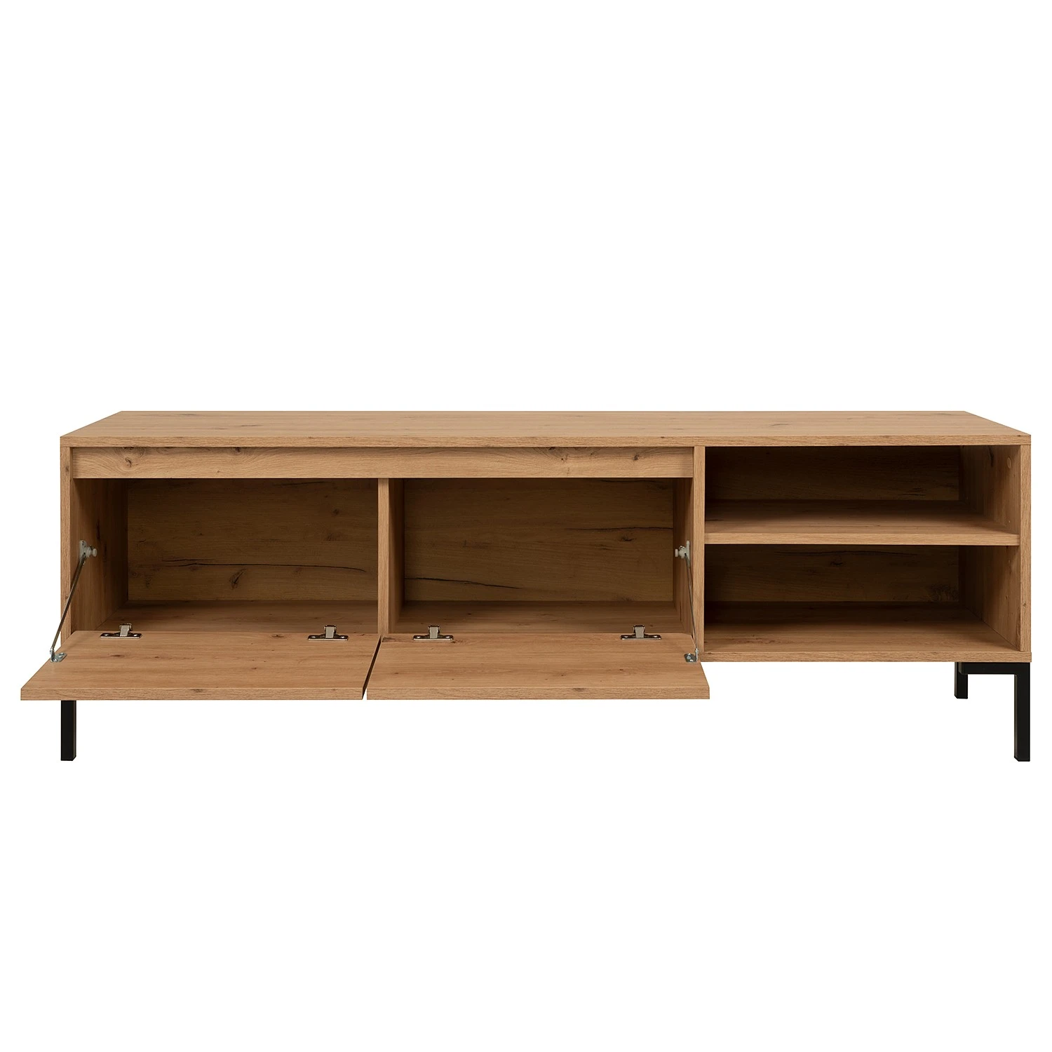 Loftscape TV-Lowboard Brochet - Eiche Dekor / Schwarz 7 Loftscape TV-Lowboard Brochet - Eiche Dekor / Schwarz – Bild 7