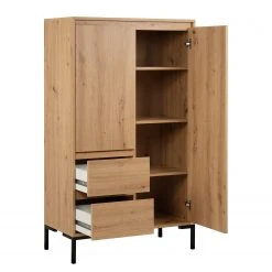 Loftscape Highboard Brochet - Eiche Dekor / Schwarz -Wohnzimmermöbel boutique en ligne 1000363059 220704 031 DETAILS P000000001000363059