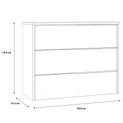 Loftscape Kommode Huy - Aplenkiefer Dekor / Schwarz -Wohnzimmermöbel boutique en ligne 1000363079 220819 500 SKETCH DETAILS P000000001000363079 sketch