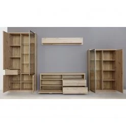 Trendteam Vitrinenschrank Echo - Inkl. Beleuchtung - Eiche Artisan Dekor -Wohnzimmermöbel boutique en ligne 1000363607 220802 022 MOOD DETAILS P000000001000363607 mood