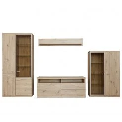 Trendteam Wohnwand Echo (4-teilig) - Inkl. Beleuchtung - Eiche Artisan Dekor -Wohnzimmermöbel boutique en ligne 1000363613 220802 030 DETAILS P000000001000363613