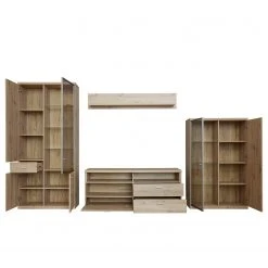 Trendteam Wohnwand Echo (4-teilig) - Inkl. Beleuchtung - Eiche Artisan Dekor -Wohnzimmermöbel boutique en ligne 1000363613 220802 031 DETAILS P000000001000363613