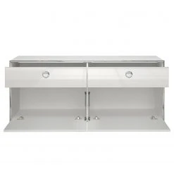 Trendteam TV-Lowboard Infinity - Hochglanz Weiß / Matt Weiß - Breite: 147 cm -Wohnzimmermöbel boutique en ligne 1000363618 220802 031 DETAILS P000000001000363618