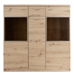 Trendteam Highboard Echo II - Inkl. Beleuchtung - Eiche Artisan Dekor -Wohnzimmermöbel boutique en ligne 1000363619 220802 031 DETAILS P000000001000363619