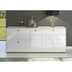 Trendteam Sideboard Infintiy I - Hochglanz Weiß / Matt Weiß -Wohnzimmermöbel boutique en ligne 1000363623 220802 021 MOOD DETAILS P000000001000363623 mood