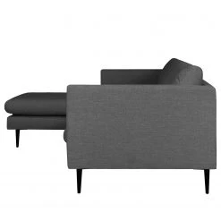 Loftscape Ecksofa Kayena - Flachgewebe - Webstoff Inas: Dunkelgrau - Longchair davorstehend links - Schwarz 13 Loftscape Ecksofa Kayena - Flachgewebe - Webstoff Inas: Dunkelgrau - Longchair davorstehend links - Schwarz -Wohnzimmermöbel boutique en ligne 1000363722 220831 040 DETAILS P000000001000363722