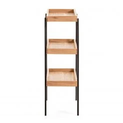 Red Living Regal Beitbridge I - Akazie massiv / Metall - Akazie / Schwarz -Wohnzimmermöbel boutique en ligne 1000363959 220714 035 DETAILS P000000001000363959