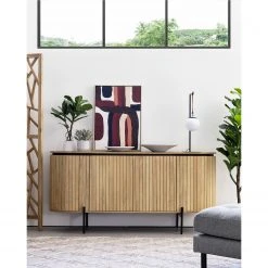 Red Living Sideboard Lusaka - Mango massiv -Wohnzimmermöbel boutique en ligne 1000363961 220714 022 MOOD DETAILS P000000001000363961 mood