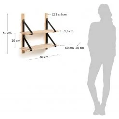 Red Living Wandregal Nakuru - Buche massiv / Echtleder - Buche / Schwarz -Wohnzimmermöbel boutique en ligne 1000363967 220714 500 SKETCH DETAILS P000000001000363967 sketch