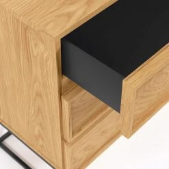 Red Living Kommode Tabora I - Echtholzfurnier - Eiche -Wohnzimmermöbel boutique en ligne 1000363970 220714 040 DETAILS P000000001000363970